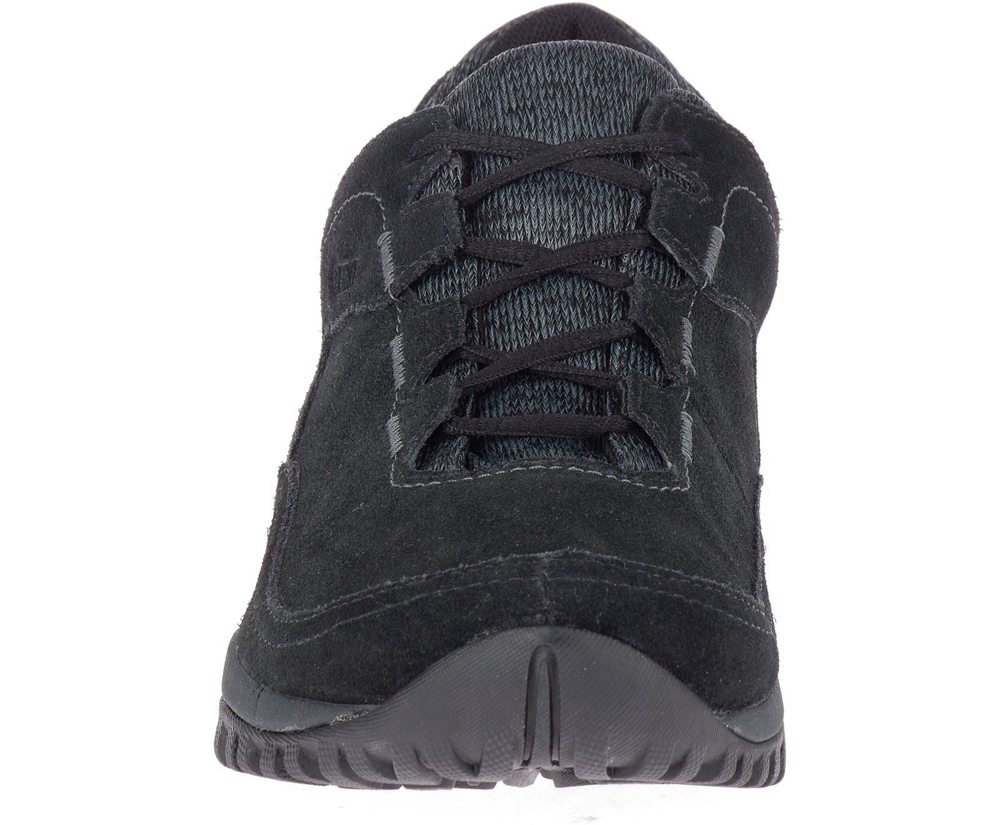 Merrell Sneakers Black - Addison Leather Waterproof Q2 - Womens 91QTNDXFV